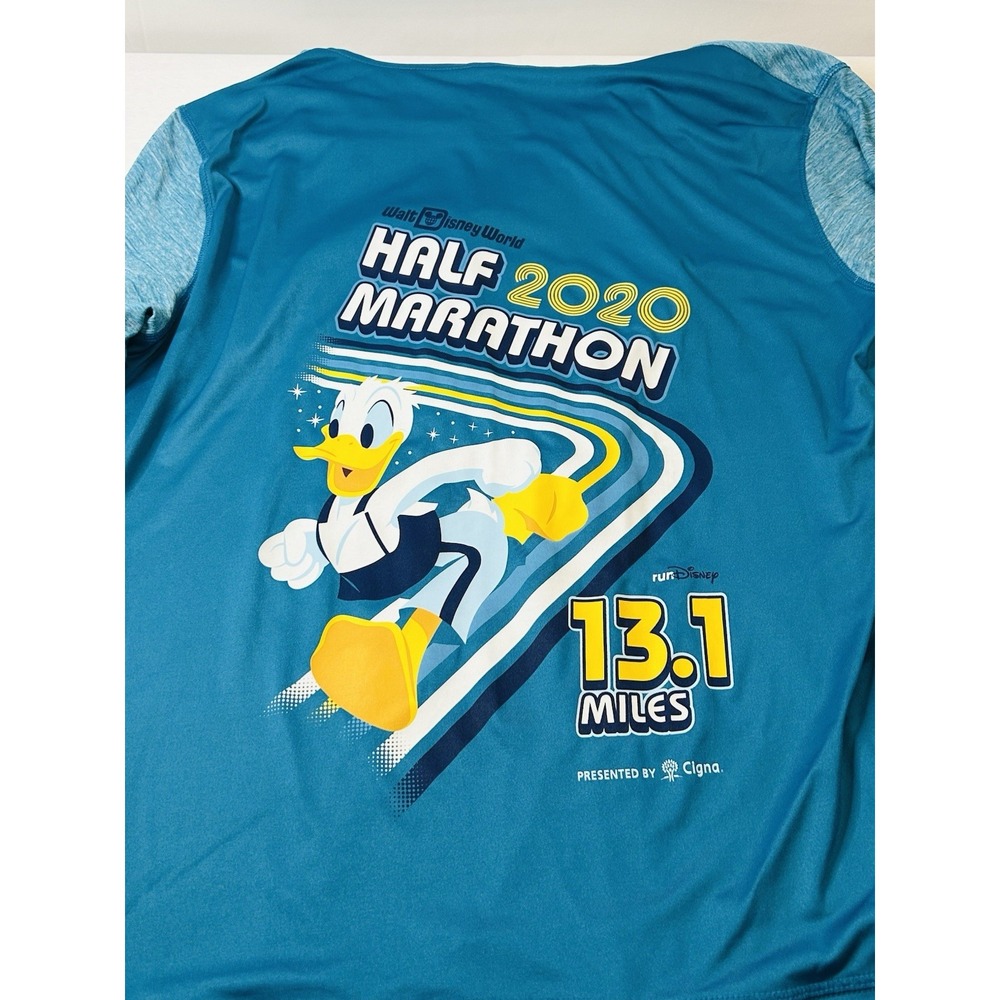 Run Disney Walt Disney World 2020 Half Marathon Donald Duck Zip Hoodie Large